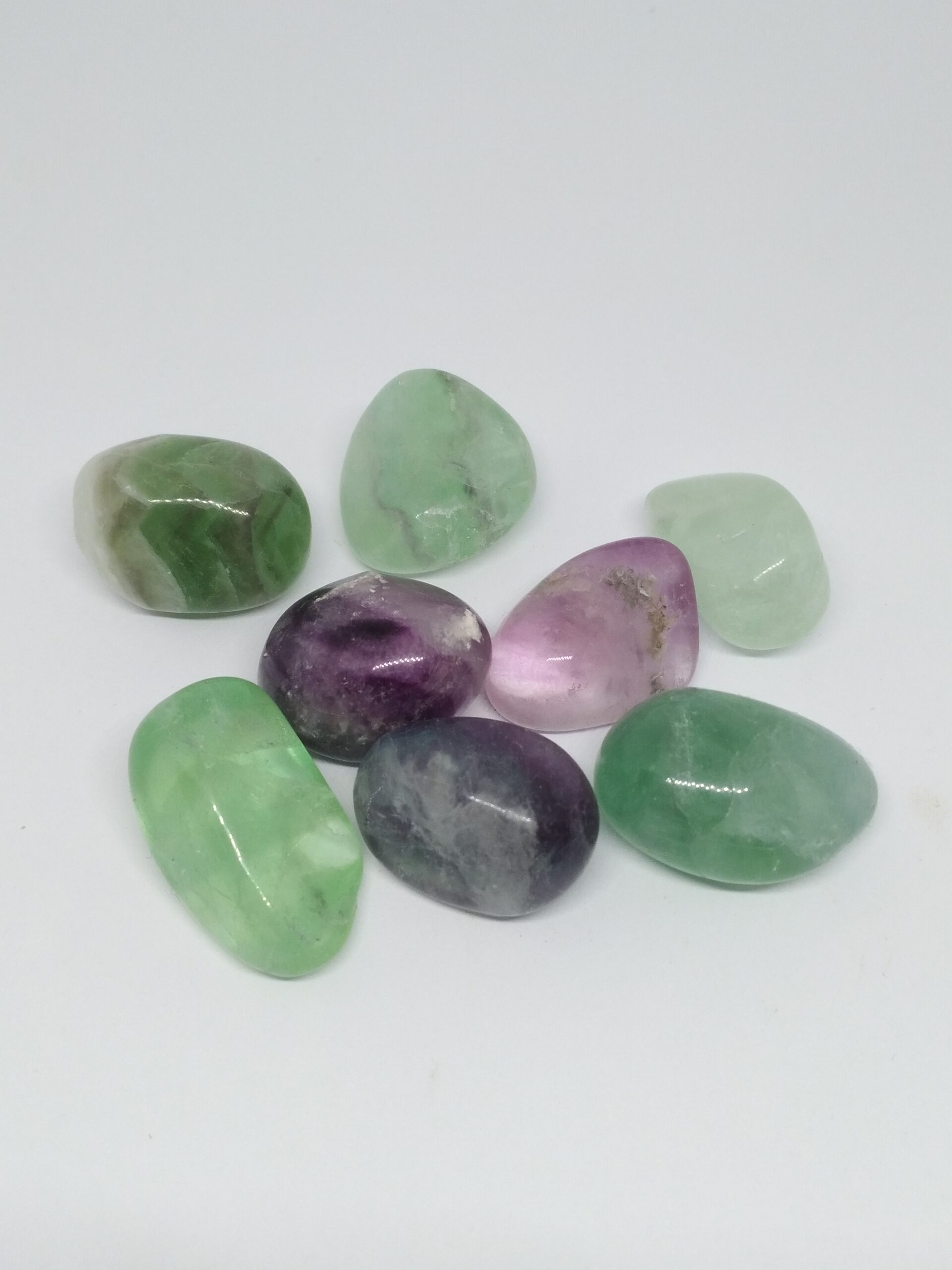 Fluorite pierre roulée