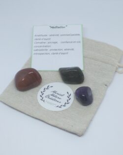 Pochette lithothérapie "Méditation"