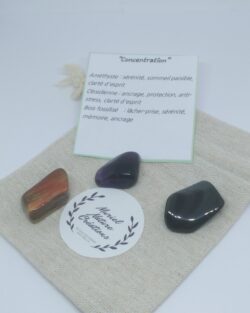 Pochette lithothérapie "Concentration"